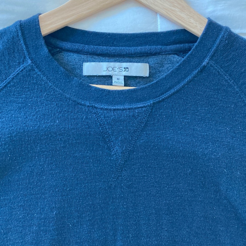 Joe's Jeans Men's Deep Blue Crewneck Sweater